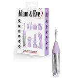 Adam & Eve Sweet Dreams Massager Kit 8 Tips Lavender Rechargeable Purple STIMULATORS